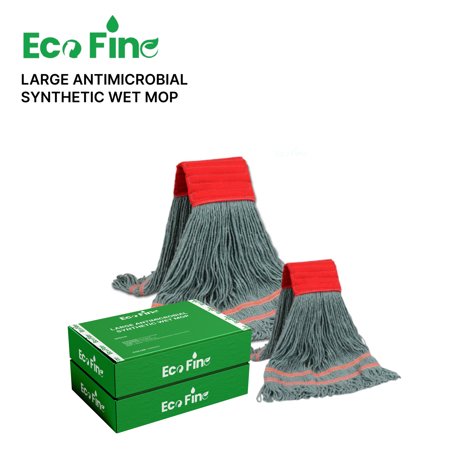 Large Antimicrobial Synthetic Wet Mop
