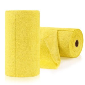 Premium microfiber cloth roll 12x12 inches for commercial cleaning , wholsalers in usa , janitorial supplier in usa
