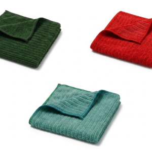 Premium microfiber terry stripe cloth for commercial cleaning in Houston Texas USA