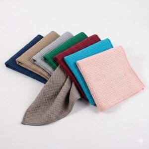 waffle weave microfiber towel