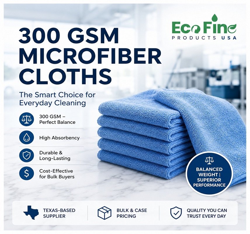 300 GSM Microfiber Cloths