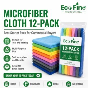 microfiber cloth 12 pack