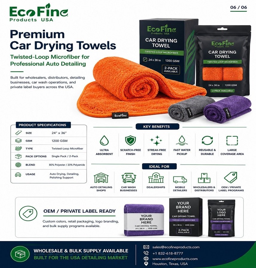 Car Drying Towels