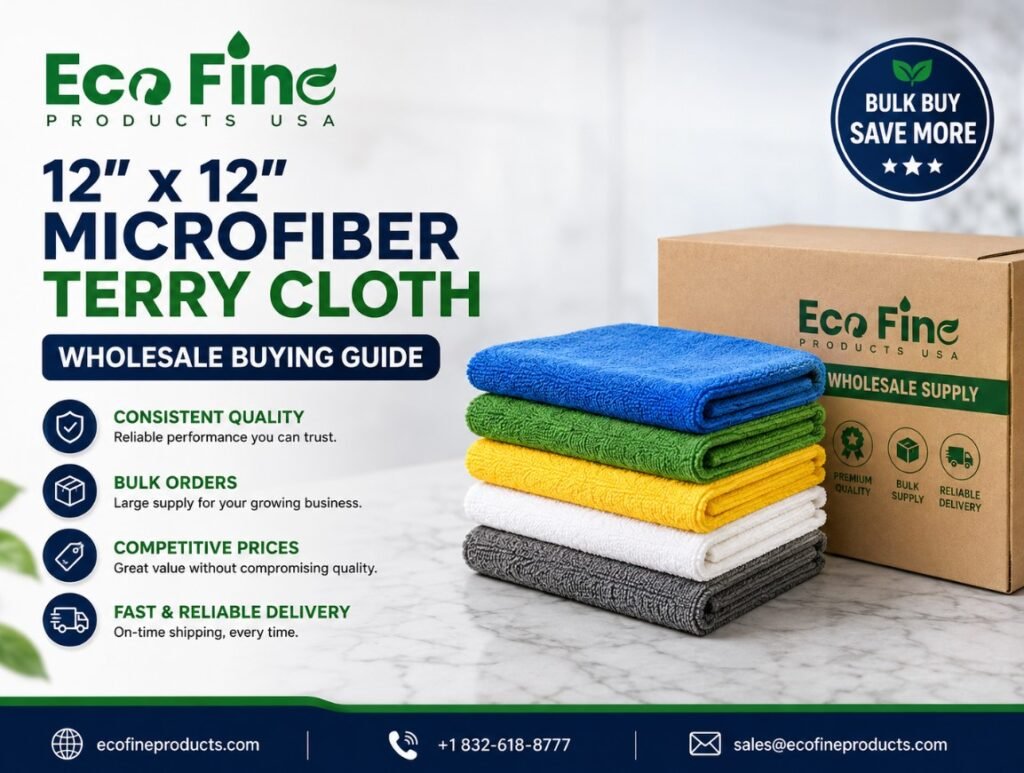 12×12 Microfiber Terry Check Cloth Wholesale Guide