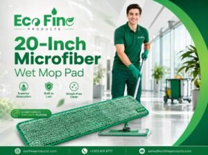 20-Inch Microfiber Wet Mop Pad Wholesale