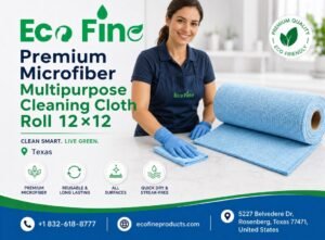 Microfiber Cleaning Cloth Roll 12×12