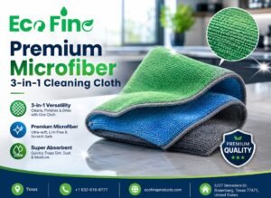 Microfiber 3-In-1 Cleaning Cloth