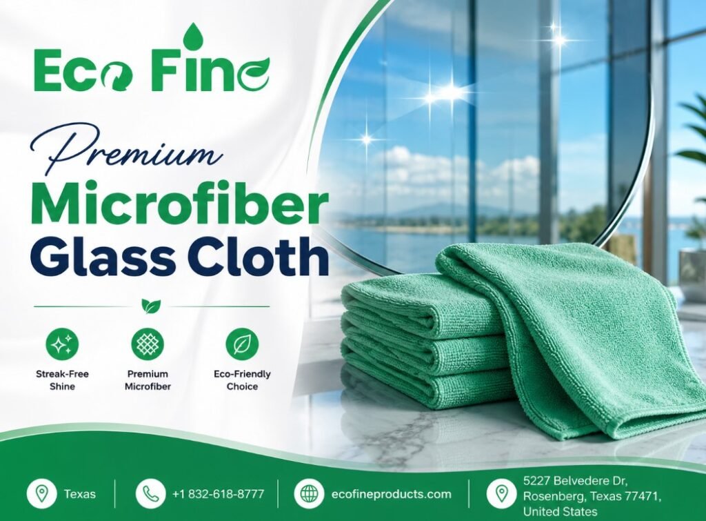 Microfiber Glass Cleaning Cloth Wholesale
