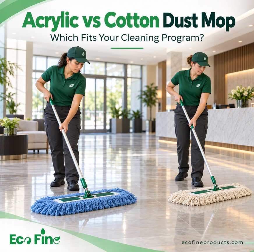 Acrylic vs Cotton Dust Mop