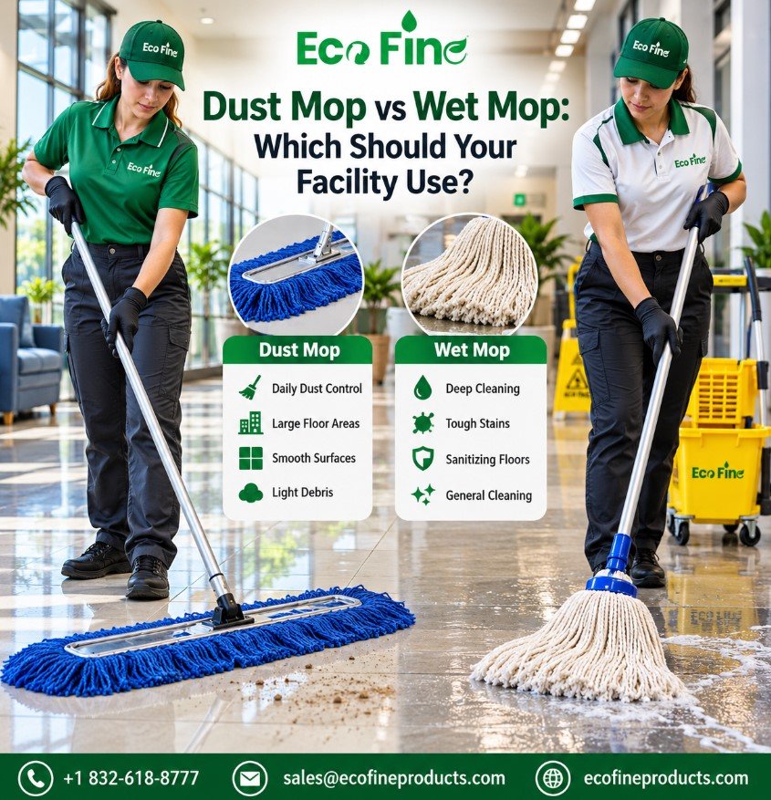 Dust Mop vs Wet Mop